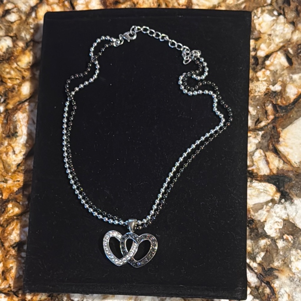 Silver Heart Pendant Necklace